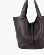 Hermès Picotin 22 Chocolat Clemence PHW - 图片 2