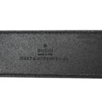 Calfskin Interlocking G Belt 90 36 Black - 图片 3