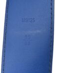 Taurillon Calfskin 40mm LV Initiales Reversible Belt 95 38 Navy - 图片 4