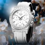 DiW Rolex Rainbow Daytona CRYSTAL In Quartz Fiber (Retail: €87 990)