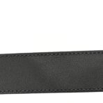 Azalea Calfskin Enamel Monochrome Double G 30mm Belt 90 36 Black - 图片 5