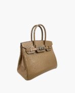 Hermès Birkin 30 Ostrich Tabac PHW - 图片 3