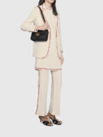 GG Marmont Mini Matelassé Black Leather Shoulder Bag - 图片 6