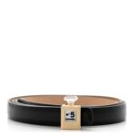 Patent CC No 5 Perfume Bottle Skinny Belt 90 36 Black