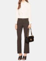 GG Marmont Small Matelasse Black Leather Shoulder Bag - 图片 8