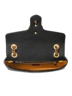 GG Marmont Small Matelasse Black Leather Shoulder Bag - 图片 5