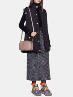 GG Marmont Small Matelassé Zipped Dusty Pink Shoulder Bag - 图片 7