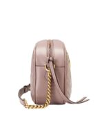 GG Marmont Small Matelassé Zipped Dusty Pink Shoulder Bag - 图片 3
