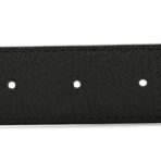 Calfskin Monogram 30mm LV Initiales Reversible Belt 85 34 Black - 图片 6