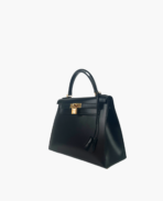 Hermès Kelly 28 Box Leather Black GHW - 图片 4