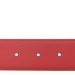 Moon Calfskin Interlocking G 37mm Belt 110 44 Vibrant Red - 图片 4