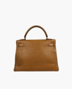 Hermès Vintage Kelly 32 Clemence Beige GHW - 图片 13