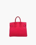 Hermès Birkin 25 Framboise Touch Togo Matt Alligator PHW - 图片 5