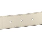 GG Supreme Monogram Plutone Calfskin Double G Reversible Belt Beige Ebony White - 图片 4