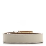 Calfskin Enamel  FF Belt 85 34  White - 图片 2