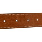 Box Epsom 32mm H Belt Strap 80 32 Black Gold - 图片 7