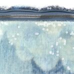 Sequin Tri-color Waterfall Waist Bag Fanny Pack Silver Blue - 图片 8