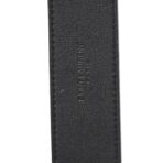 Shiny Calfskin Crocodile Embossed Babilas Buckle Belt 70 28 Black - 图片 3