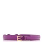 Efesto Leather Womens Horsebit 15/23mm Belt 75 30 Purple