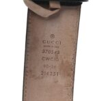 Guccissima Signature Interlocking G 37mm Belt 90 36 Black - 图片 3