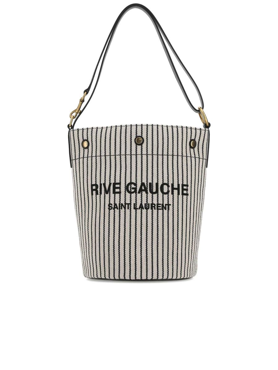 669299FAAE5_9583-1.jpg Rive Gauche Striped Bucket Bag - 图片 1