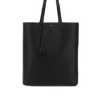 Bold Leather Shopping Tote Bag