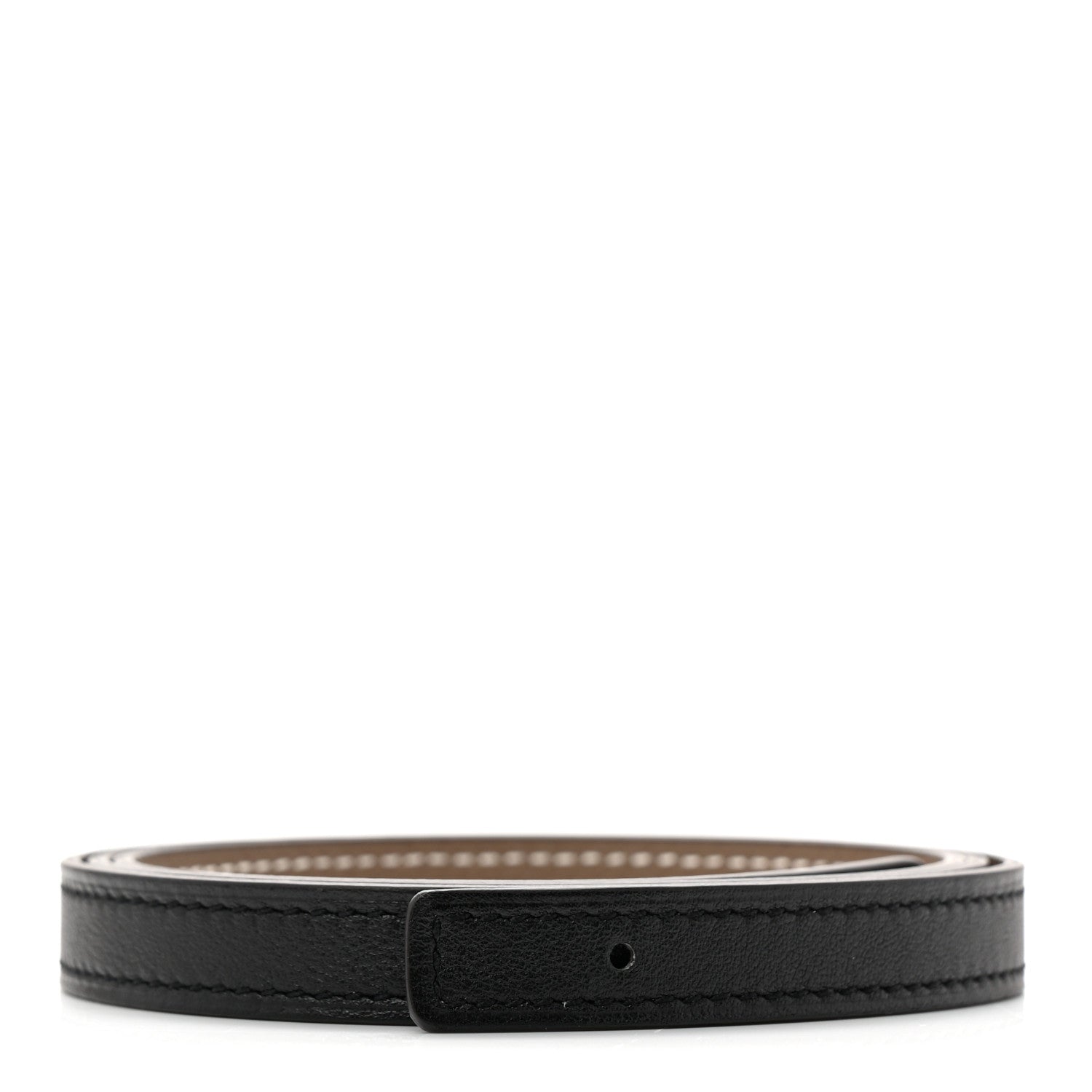 6f1172e088a607e3be45e8ef005bac2b.jpg Swift Epsom 13mm Belt Strap 80 32 Black Etoupe - 图片 1