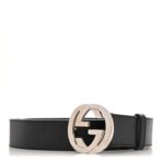 Calfskin Interlocking G Belt 90 36 Black