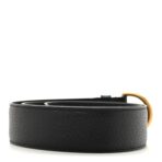 Textured Dollar Calfskin 40mm Belt 85 34 Black - 图片 2
