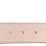 Monogram Jumbo GG Textured Dollar Calfskin Double G 40mm Belt 80 32 Camel Pink - 图片 3