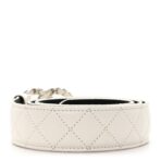 Caviar Quilted CC Chain Belt 80 32 White - 图片 2