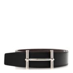 Box 135 Togo 38mm H d'Ancre Belt 105 Black Chocolate