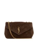 Loulou Small in Matelassé Suede