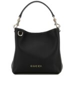 GG Emblem Leather Bucket Bag