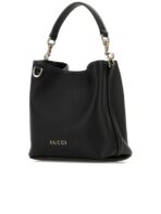 GG Emblem Leather Bucket Bag - 图片 2