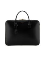 Sac de Jour Large Slim Bauletto Bag in Smooth Leather