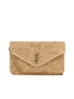 Cassandre Chain Pouch in Raffia
