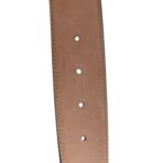 GG Supreme Monogram Selleria Calfskin Interlocking G Belt 100 40 Beige Ebony Cocoa - 图片 3