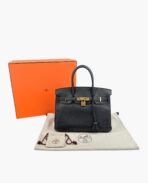 Hermès Birkin 30 Clemence Black GHW - 图片 8
