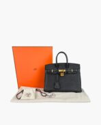 Hermès Birkin 25 Togo Black GHW - 图片 8