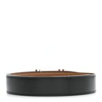 Box Togo 32mm Au Carre H Belt 80 32 Black Gold - 图片 2