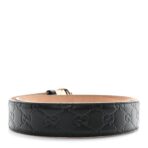 Guccissima Signature Interlocking G 37mm Belt 80 32 Black - 图片 2