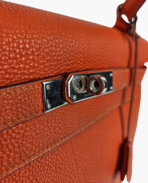 Hermes Kelly 32 Togo Sellier Orange PHW - 图片 7