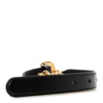 Calfskin GG Marmont Thin Chain Belt 85 34 Black - 图片 2