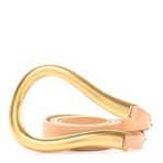 French Calfskin Cintura Belt S Almond Gold