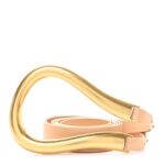 French Calfskin Cintura Belt S Almond Gold