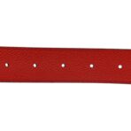 Monogram Calfskin LV Initiales Reversible Belt 75 30 Red - 图片 5
