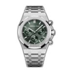 41mm Chronograph Steel Green Dial