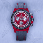 DiW Rolex Daytona "AVIA RED" In Quartz Fiber (Retail: €60 990) - 图片 4