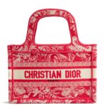 DIOR Book Tote Mini - Red/Cream